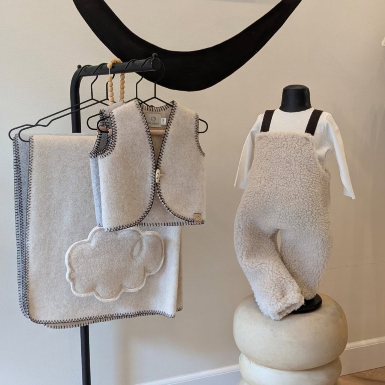 Wollen Baby Overall & Tuinbroek (Salopette) | Teddy