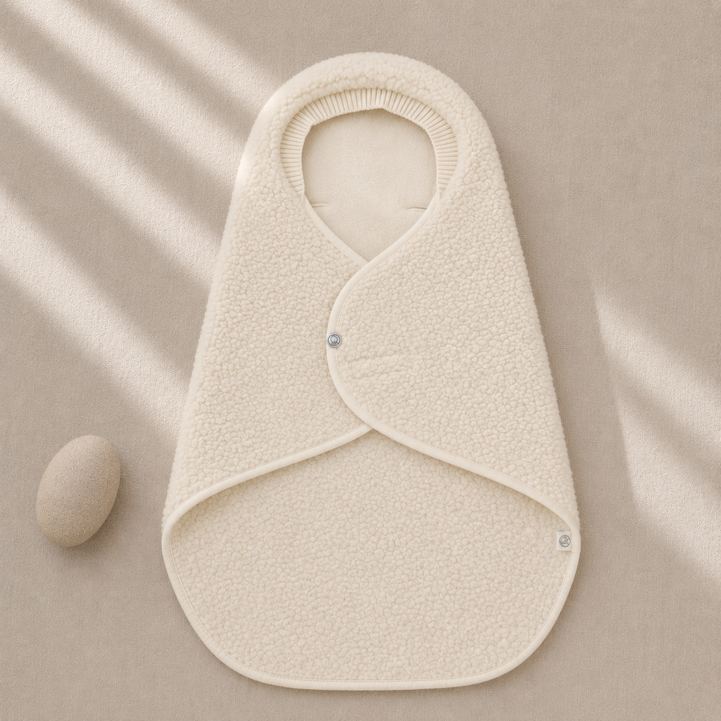 Wollen Omslagdoek Baby voor Maxi-Cosi & Kinderwagen | Wingy Thumbled