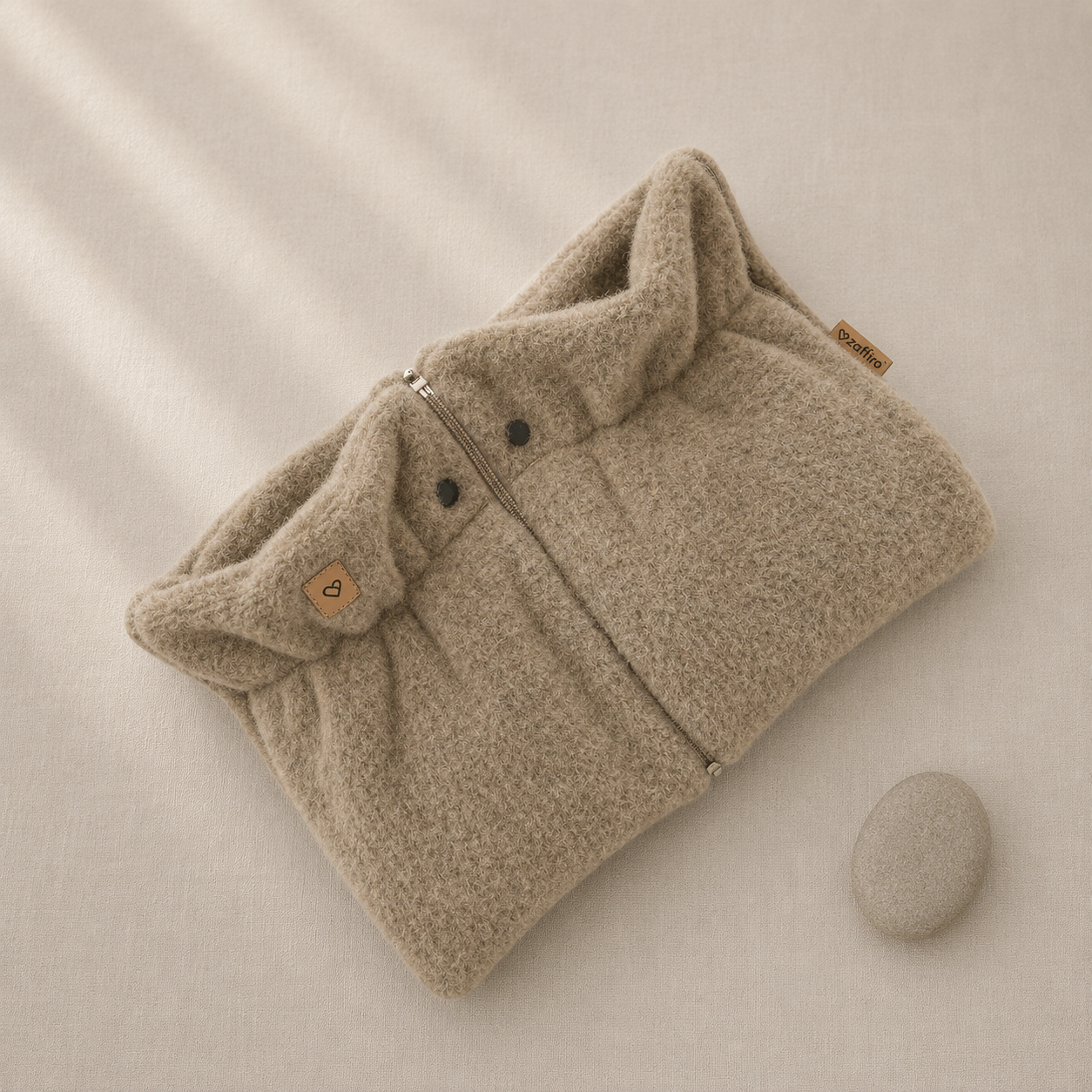 Wollen Handwarmers voor Kinderwagen | Zaffiro Felted