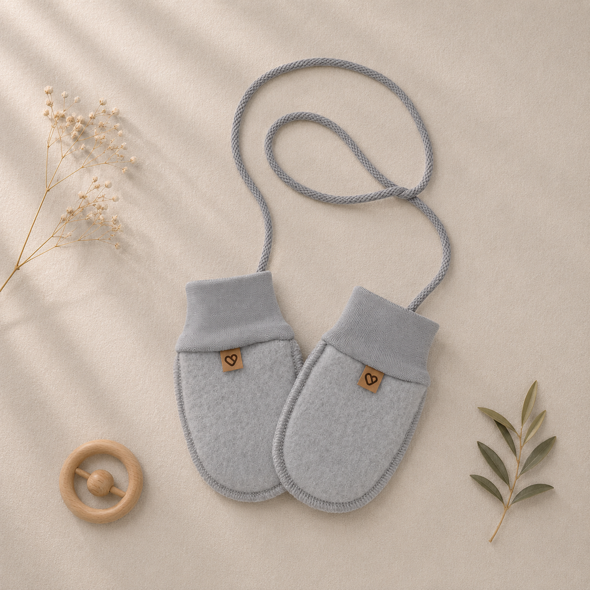 Guanti di lana per neonati e bambini | Zaffiro Felted
