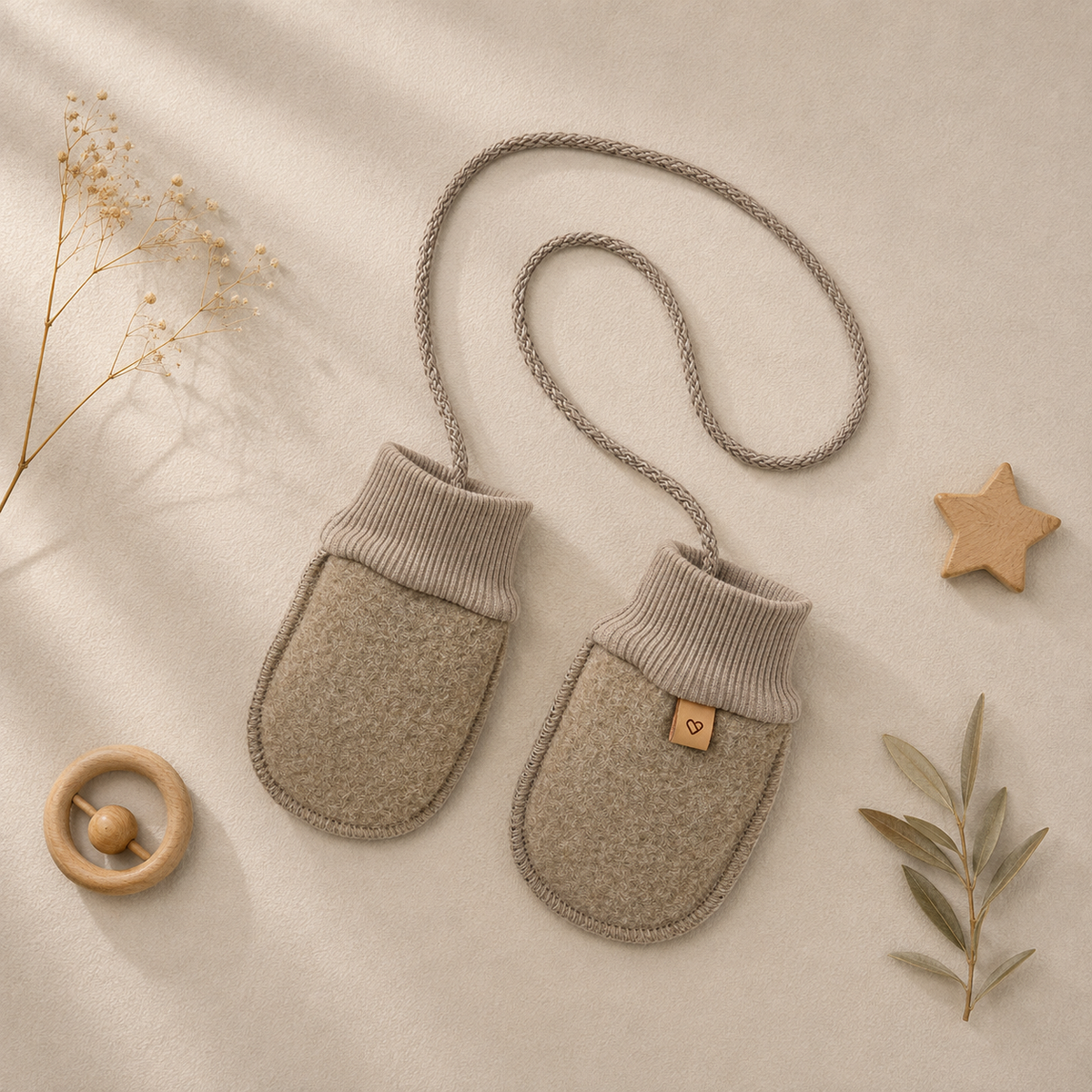 Guanti di lana per neonati e bambini | Zaffiro Felted