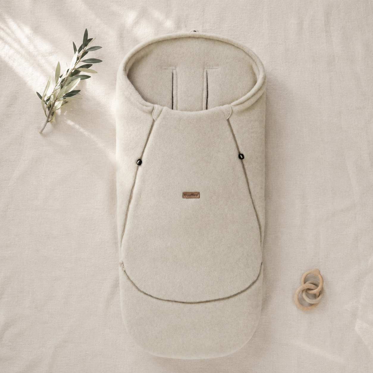 Wollen Voetenzak Baby 0-3 Jaar voor Kinderwagen & Buggy | iGrow Felted