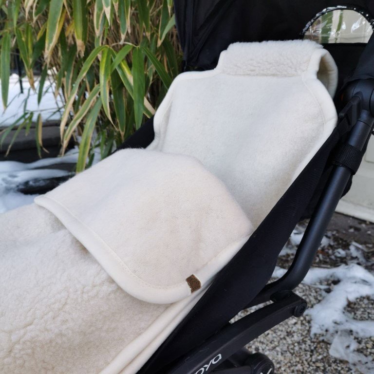 Wollen Voetenzak Baby voor Kinderwagen & Buggy | Bakigo Thumbled
