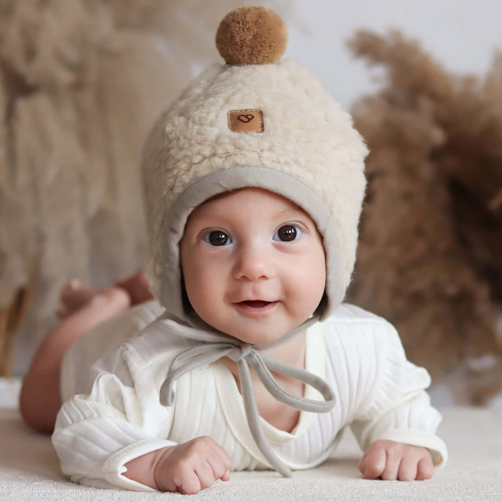 Wollen Babymuts Tulip | Zaffiro Teddy