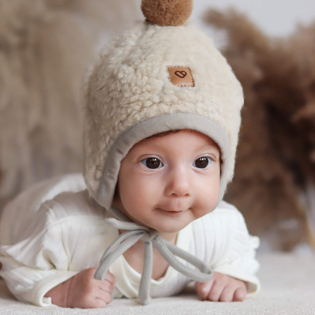 Wollen Babymuts Tulip | Zaffiro Teddy