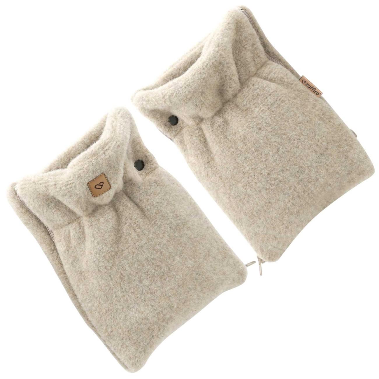 Wollen Handwarmers voor Kinderwagen | Zaffiro Felted