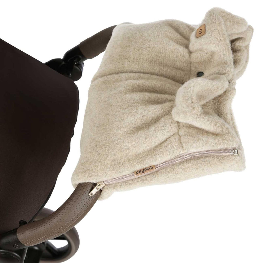 Wollen Handwarmers voor Kinderwagen | Zaffiro Felted